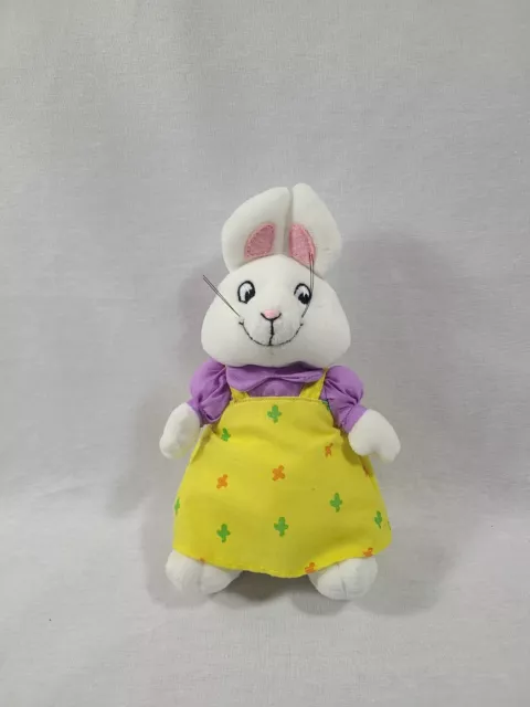 Max & Ruby- Ruby Bunny Ty Beanie Babies 7” Plush Rabbits Stuffed Animal cartoon