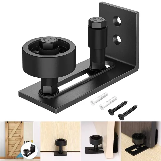 8 in 1 Sliding Barn Door Floor Guide Stay Roller for Bottom Adjustable Roller