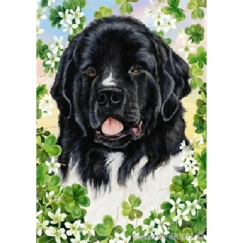 Clover House Flag - Landseer Newfoundland 31241