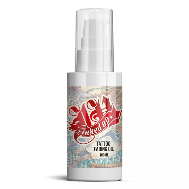 Inked Up Tattoo Fading Oil – Tattoo Removal No Matter What Colours Or Size