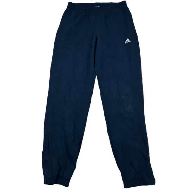 Adidas Track Pants Mens Small S Navy Performance Essentials Lightweight Stretch
