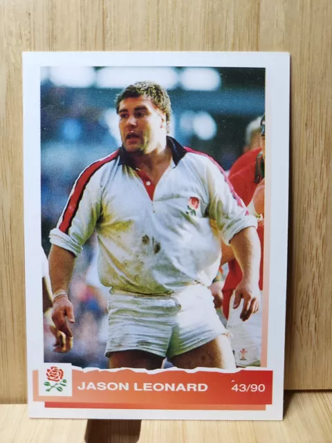 JASON LEONARD🏆1994 #43 South Africa  International Rugby Sports Deck Card🏆