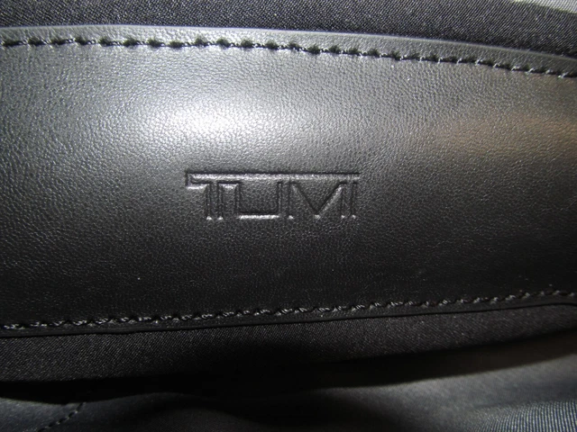 TUMI Alpha Black Large Expansion Travel Duffle, FTX Ballistic Nylon/Leather, NWT 6