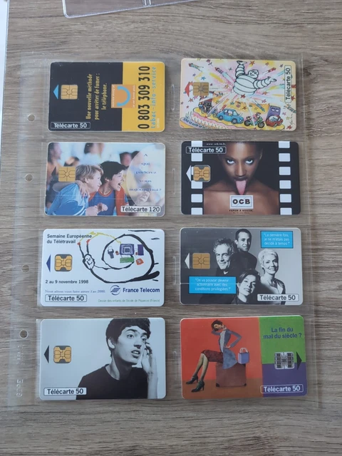 Lot de 10 Télécartes Pyjama - Collection