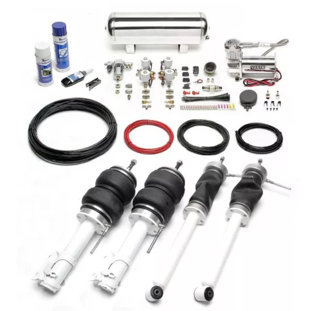 Ta technix Air Châssis+Kit de Compresseur Argent pour VW Corrado Golf II Jetta