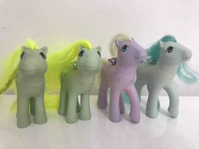 ANCIEN MY LITTLE Pony Mon Petit vintage Orange vert TUTTI FRUTTI Hasbro
