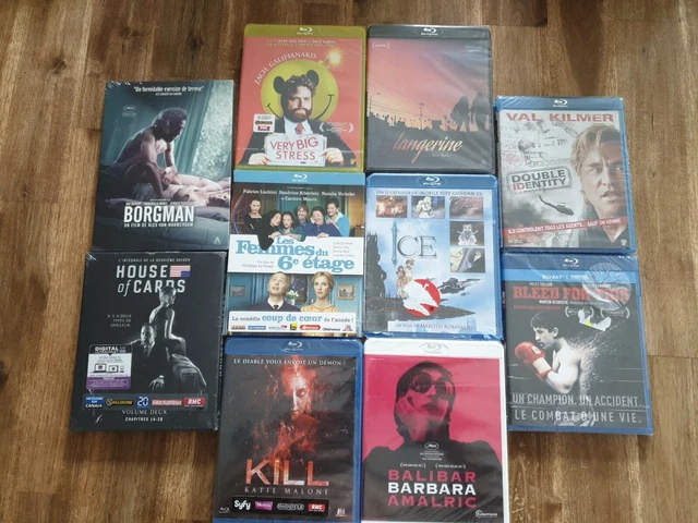 Lot de 10 Blu Ray Neuf bleed for this.borgman.very big stress.tangerine.kill....