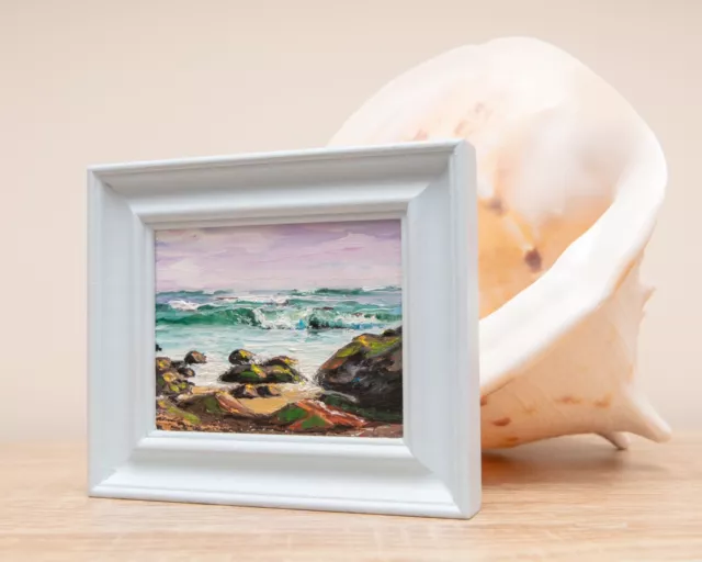 Oil Painting, Original, Ocean, Coast, Beach, Seaside, Cornwall, Dorset, Norfolk