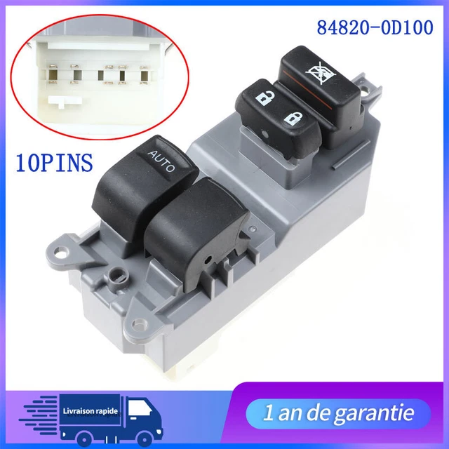 Commande bouton lève vitre pour TOYOTA Yaris P9 P1 | 84820-0D100, 2106122, 26122