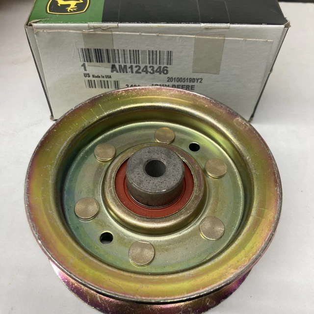 JOHN DEERE MOWER Flat Idler Pulley Am124346 X Lt Series 737 757 777 797