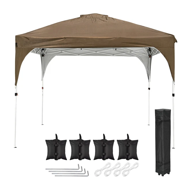 10"x10" Pop Up Canopy Camping Portable Folding Gazebo Outdoor Vendor Party Tent