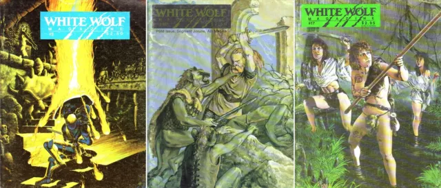 Auswahl: WHITE WOLF MAGAZINE-WEREWOLF-HORROR-RPG-ROLE PLAYING MAGAZINE-engl.