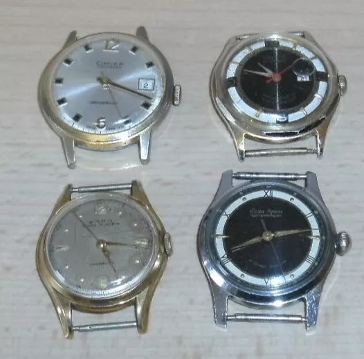 Konvolut alte Mechanische Armbanduhren 50er Jahre.