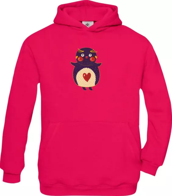 Kinder Kapuzenpullover mit tollen Motiven Pinguin