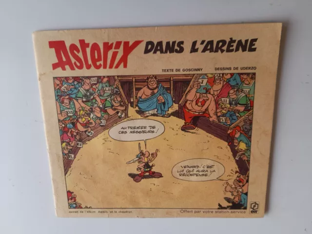 Uderzo - Astérix dans l'Arène - album publicitaire collection Elf -1973