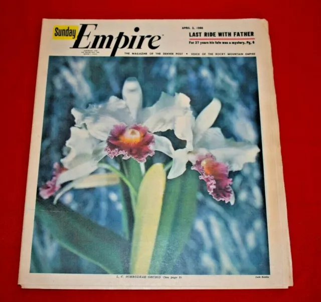 EMPIRE SUNDAY Newspaper Magazine APRIL 3, 1960 DENVER POST COLORADO