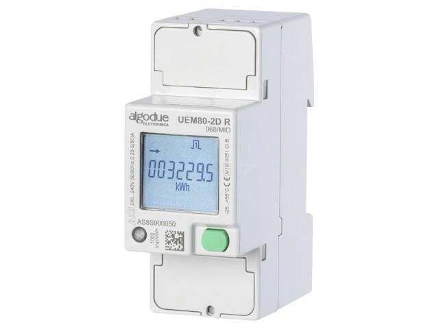 1107.0012.0001 ZÄHLER ELEKTRISCHER Energie 80A Netz: 1-phasig 50-60Hz ...