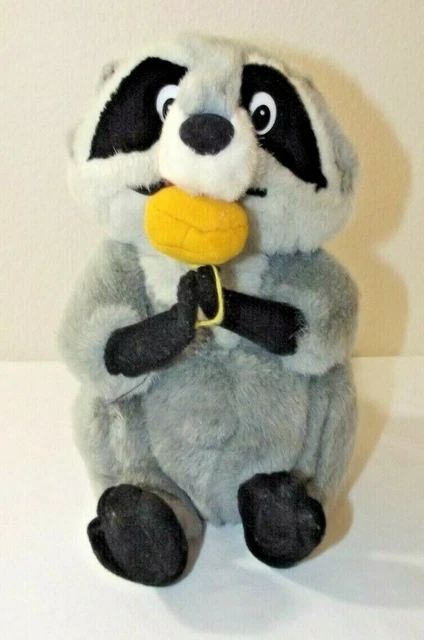 MEEKO Racoon PLUSH from Pocahontas - Holding Biscuit - Walt Disney Company