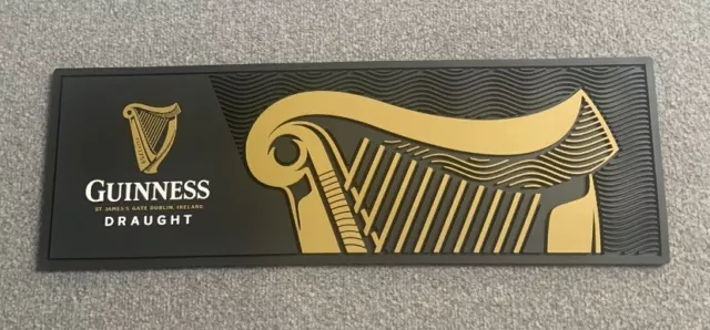 Guinness Rubber Bar Runner ( Brand New )
