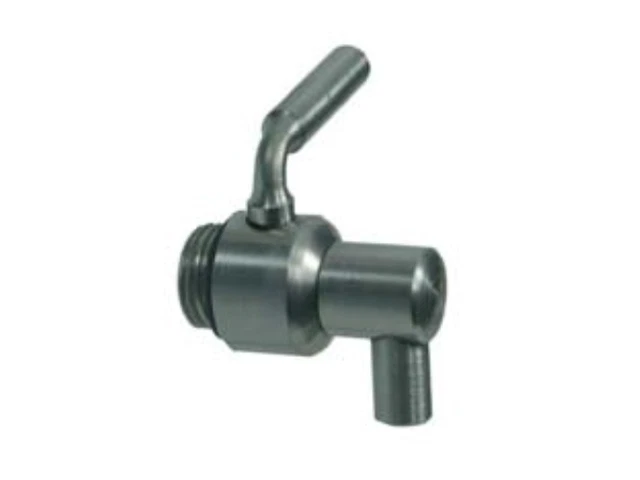 Rubinetti a leva acciaio inox per fusti e serbatoi - m 3/4" 1 pezzi