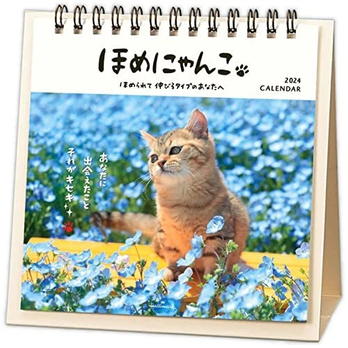 JAPAN HALLMARK 2024 Calendar Tabletop Homenyanko 824358 22.24 PicClick
