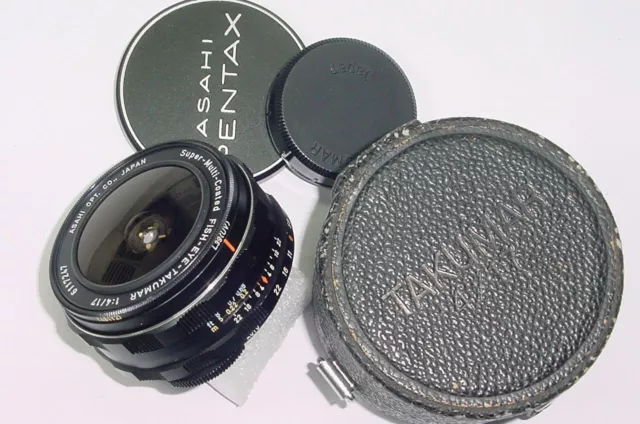 Pentax Fish-Eye-Takumar 17 mm f/4 Asahi M42 Schraubhalterung manueller Fokus Objektiv - Ex++