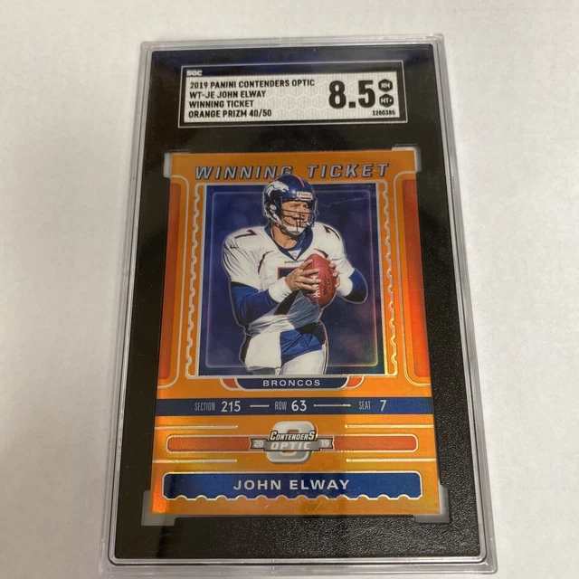 2019 Panini Contenders Optic Winning Tickets Orange WT-JE SGC 8.5 40/50