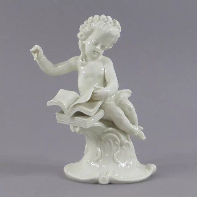 Nymphenburg Figur aus Puttenorchester Putto als Dirigent Entwurf F. K. Linck