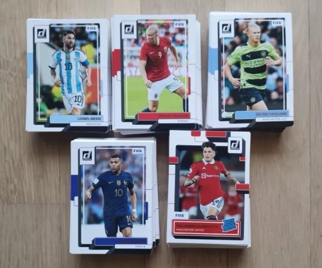 Panini Donruss 2022-23 - Tutte le 200 carte base - set completo - Haaland, Garnacho,...