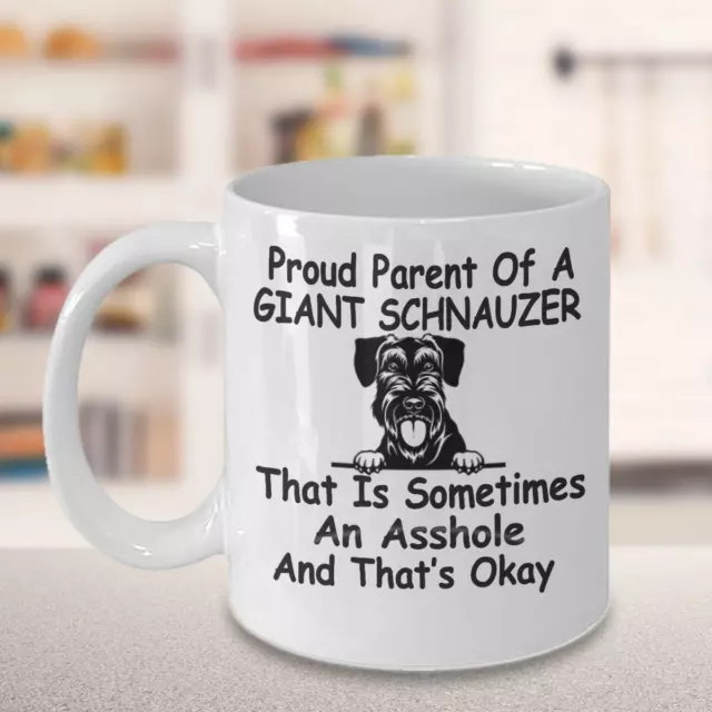 Giant Schnauzer Dog,Munich Schnauzer,Munchener,Russian Bear Schnauzer,Mugs,Cups 3