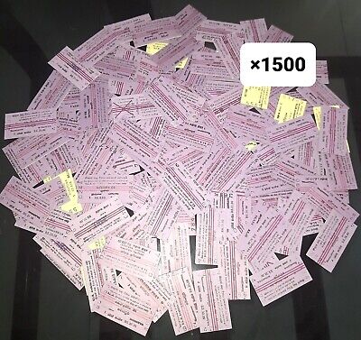 Used Sri Lanka Different 1500 Railway Train Tickets of 2022 For Collectors