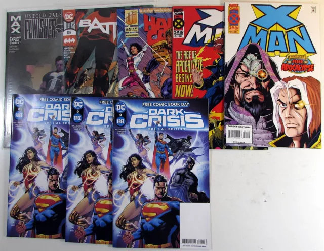 Mixed Lot 8 #Batman 103,Hardcase 4,X-Man 1,2,Punisher 3,Dark Crisis 0 x3 Comics