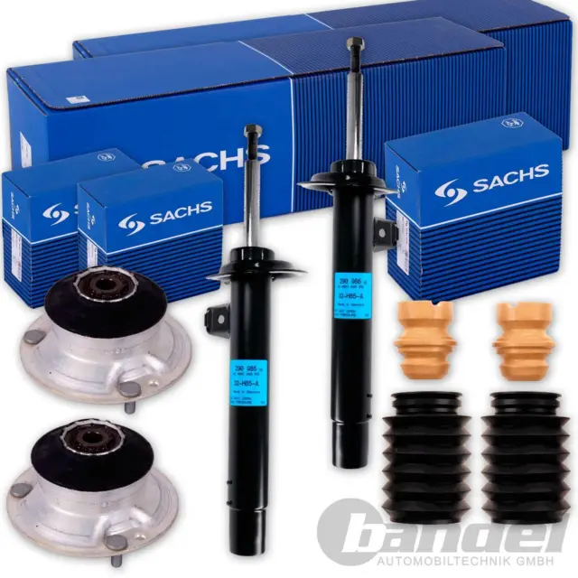 SACHS Amortiguador Presión Gas + Cojinete + Kit de Protección Delant. Apto para