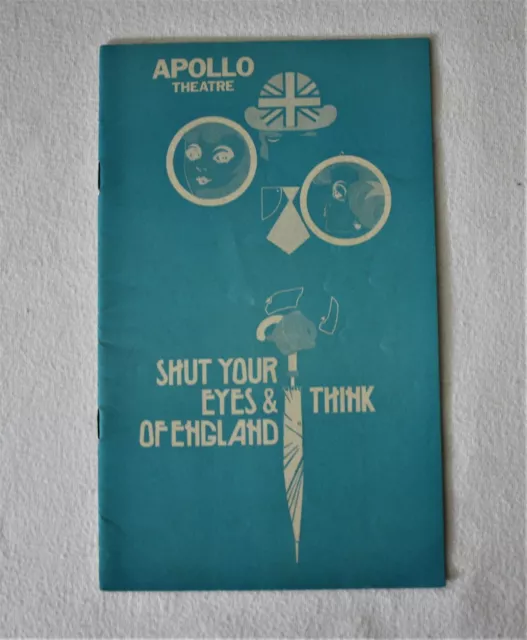 Shut Your Eyes And Think Of England  Donald Sinden Apollo Theatre 1978 Programme