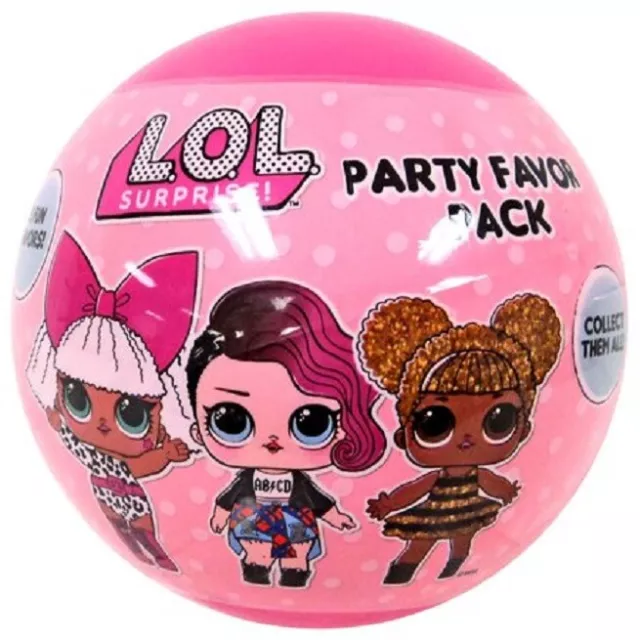 LOL Surprise Party Favor Pack, 1 Count - Includes Sticker, Necklace, Lip Balm, J