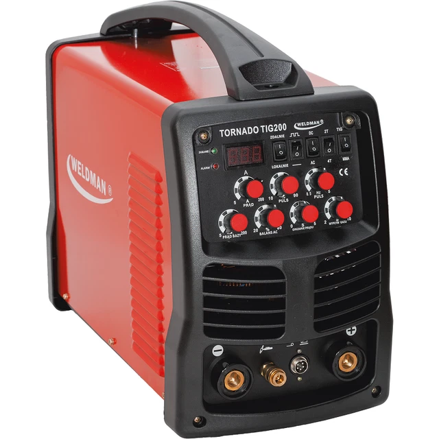 WELDMAN TORNADO WIG 200 Poste à souder onduleur AC/DC TIG MMA IGBT 230V