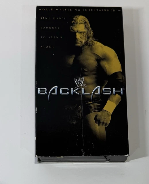 WWF WRESTLING BACKLASH VHS 2002 Stone Cold The Undertaker Tested ...