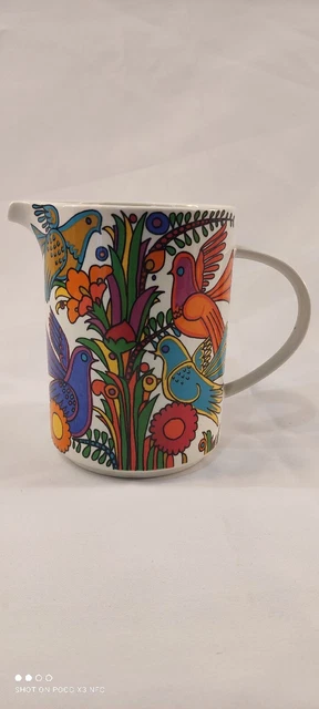 ACAPULCO Villeroy et boch pichet carafe broc en porcelaine a feu design vintage