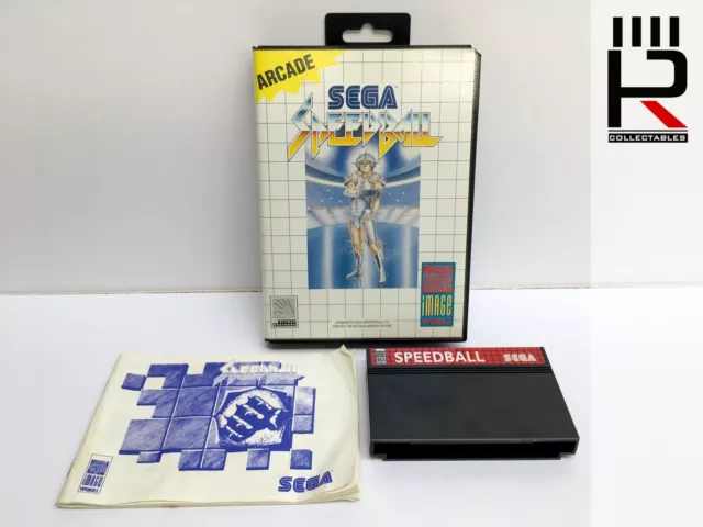 SPEEDBALL Sega Master System PAL complet. authentique & testé !! BON ÉTAT !