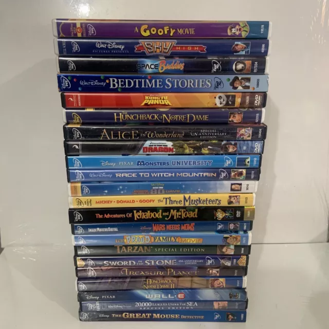 22 Disney Dvd Movies Childrens Movie Lot ! Must See !