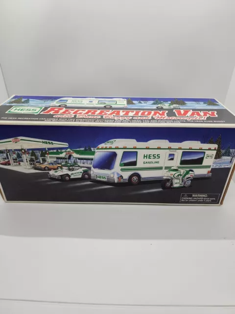 Vintage Hess Recreation Van With Dune Buggy and Motorcycle 1998 Brand New in Box 2