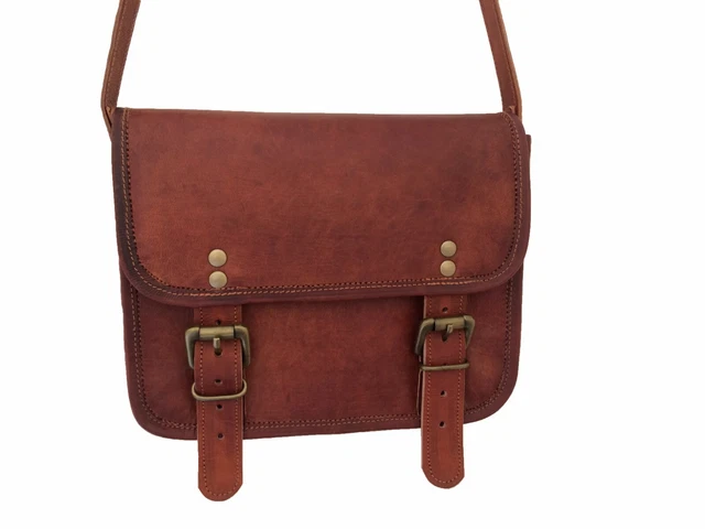 Cuir Bandoulière Sac Cartable Sacs à Main Porte-Feuille Messager 9 " Mini
