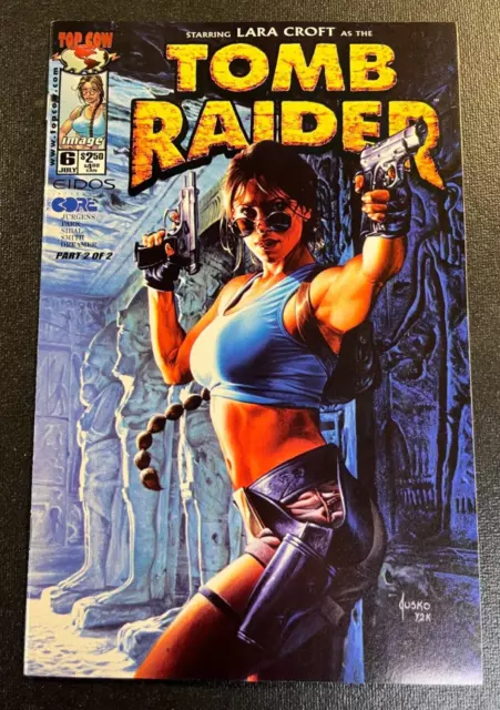 Lara Croft Tomb Raider 6 VARIANT Joe Jusko COVER Vol 1 Top Cow Image 1999