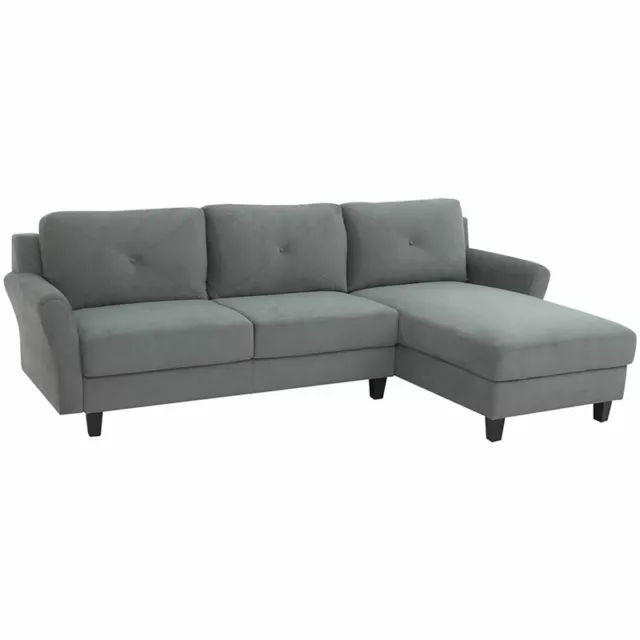 LifeStyle Solutions Hayworth Tufted Right Facing Sectional with Rolled Arms