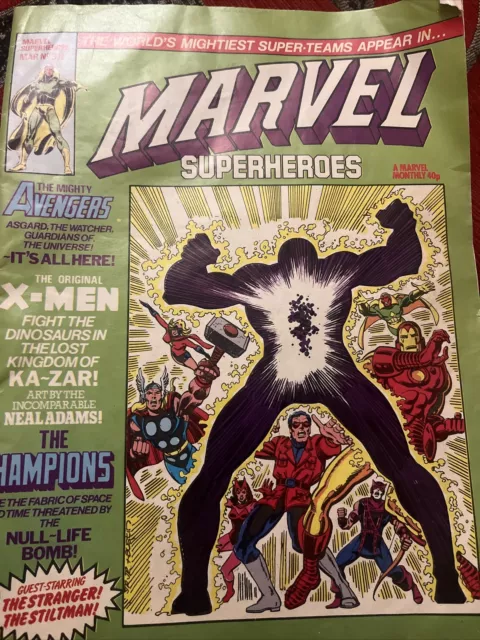 Stan Lee Presents Superheroes Comic No #371 March MARVEL Vintage Magazine 1981