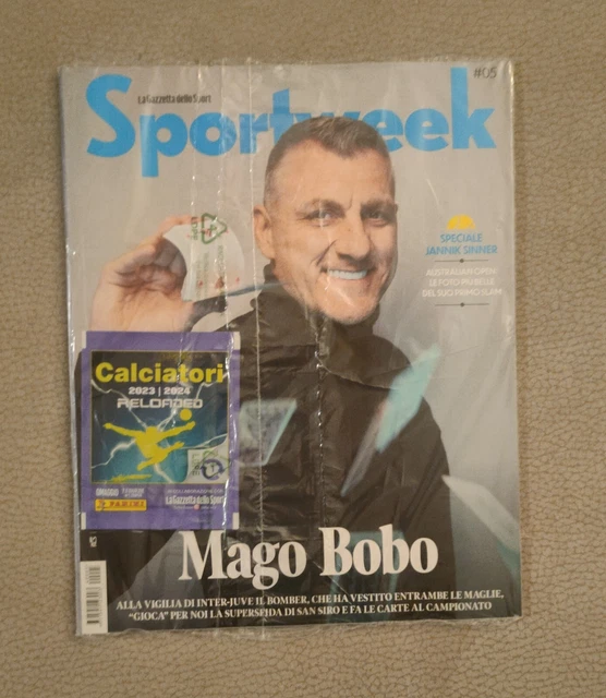 BUSTINA CALCIATORI PANINI 2023 24 Reloaded Con Sportweek Del 3 02 2024
