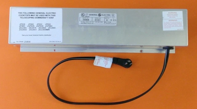 GE Remote wire box for DOWNDRAFT VENT SYSTEM Lg Kitchen Appliances model ZVB36BB