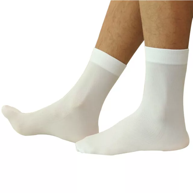 NEU 10 Paar Herren Arzt Schwester Weiße Socken 39 40 41 42 43 44 45 46 Baumwolle