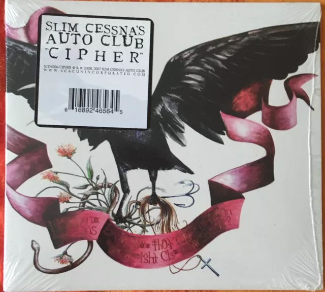 SLIM CESSNA‘S AUTO CLUB Cipher CD Goth COUNTRY Punk ALTERNATIVE ROCK *New* RARE