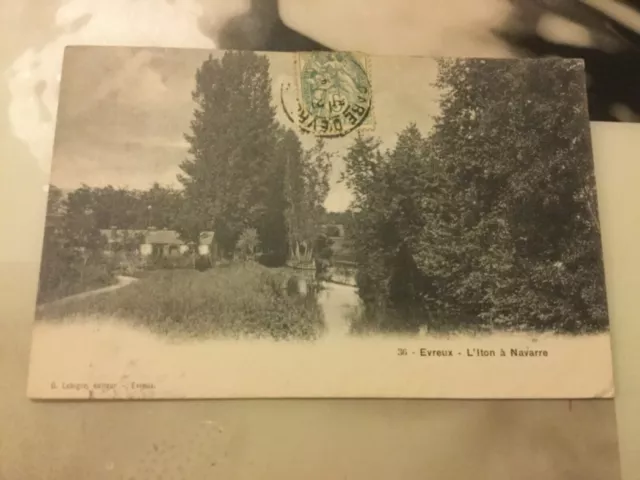 Cpa 27  Evreux L'iton A Navarre